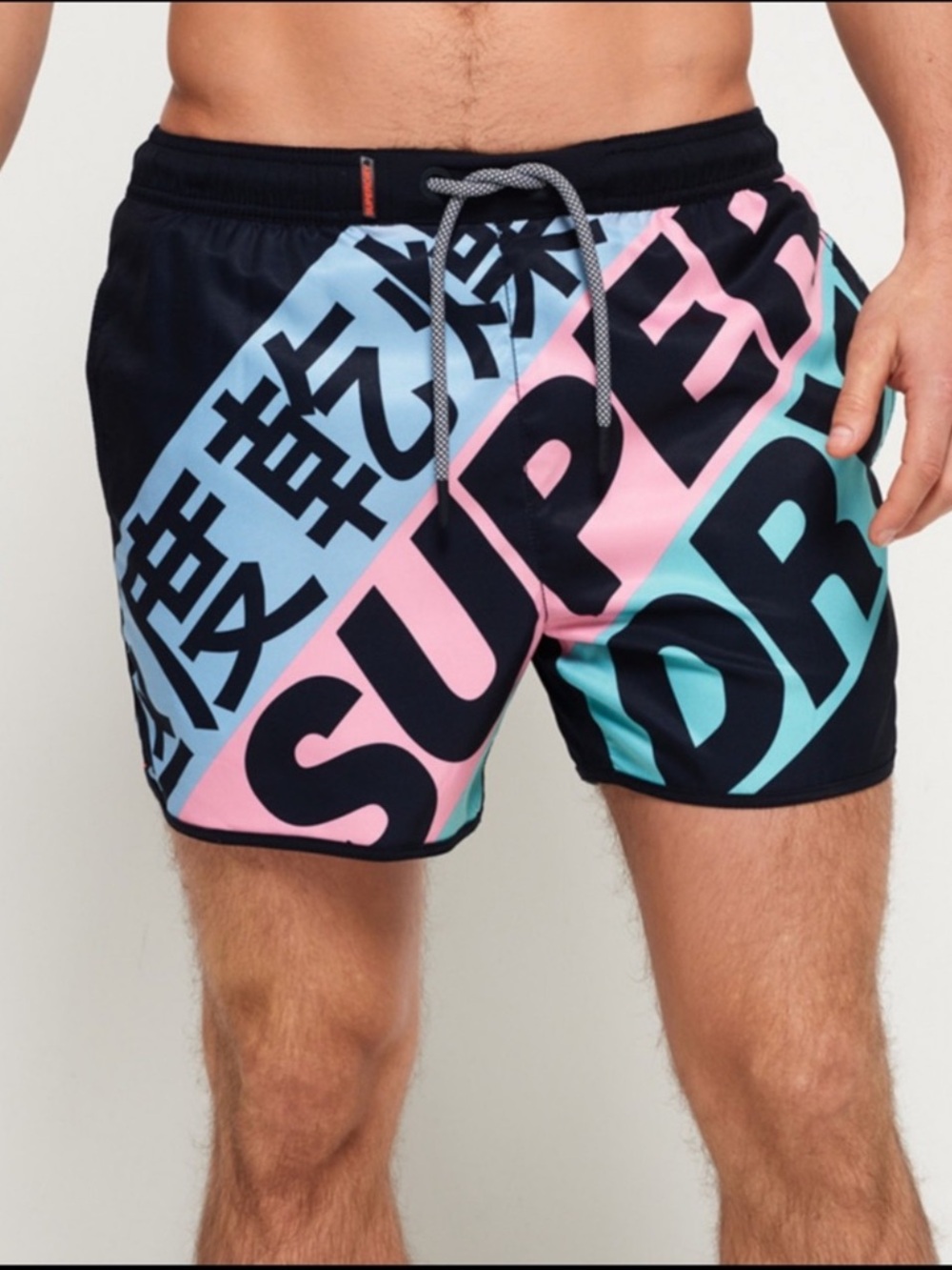 NWOT Superdry Men’s Echo Racer Swim Shorts